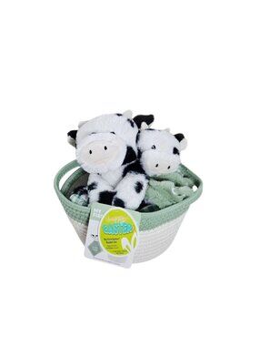 My First Easter Basket Set With Plush Cow Toy & Blanket